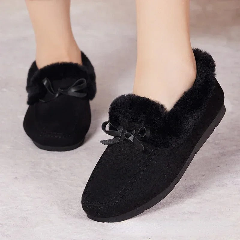 Shira Fur Moccasin