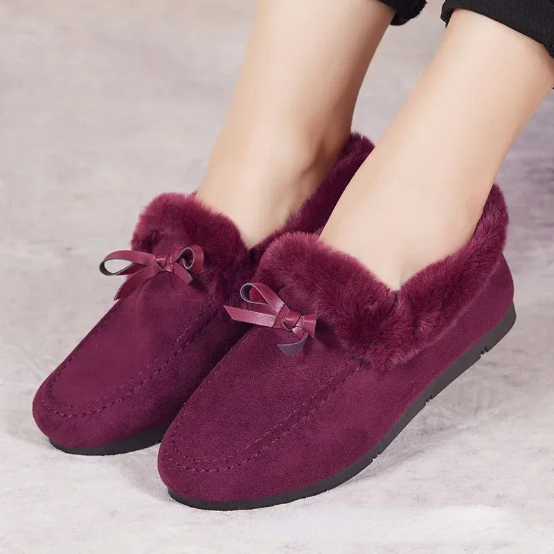 Shira Fur Moccasin