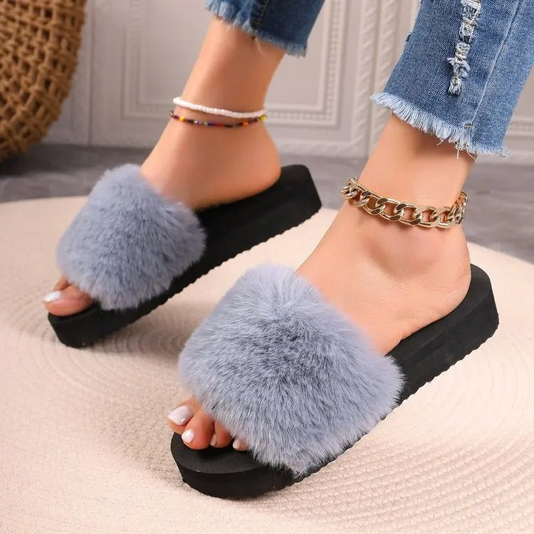 Jasmin Fur Slipper