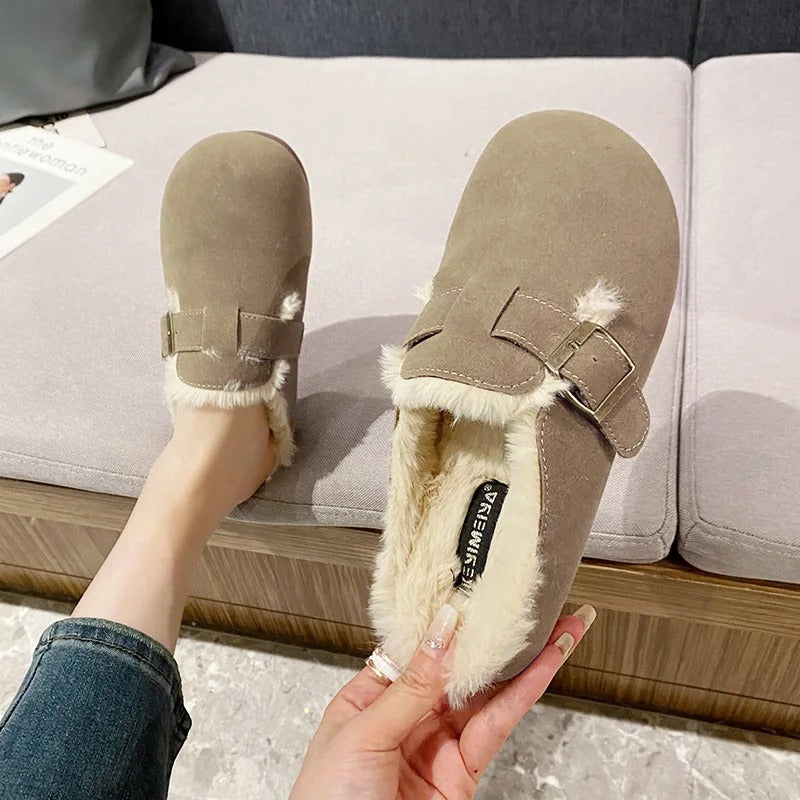 Yael Fur Slipper