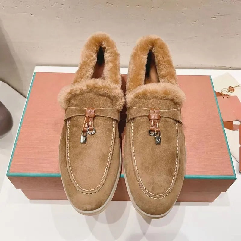 Yaara Fur Moccasin