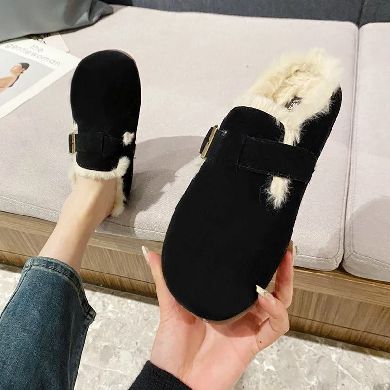 Yael Fur Slipper